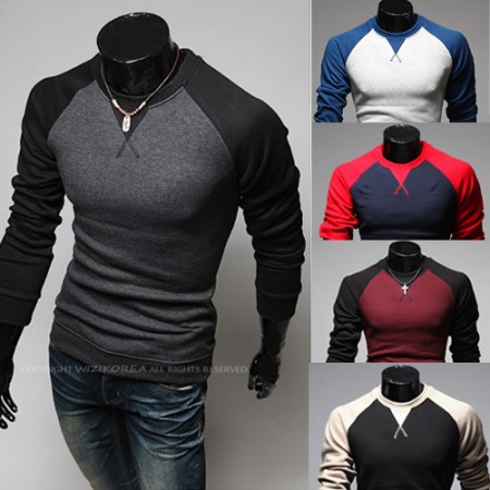 New Round Neck Long-Sleeved T-Shirt Hot Sale Ny Embroidery Men's